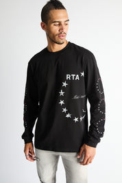 LAWRENCE LONG SLEEVE TEE | BLACK STAR WIRE