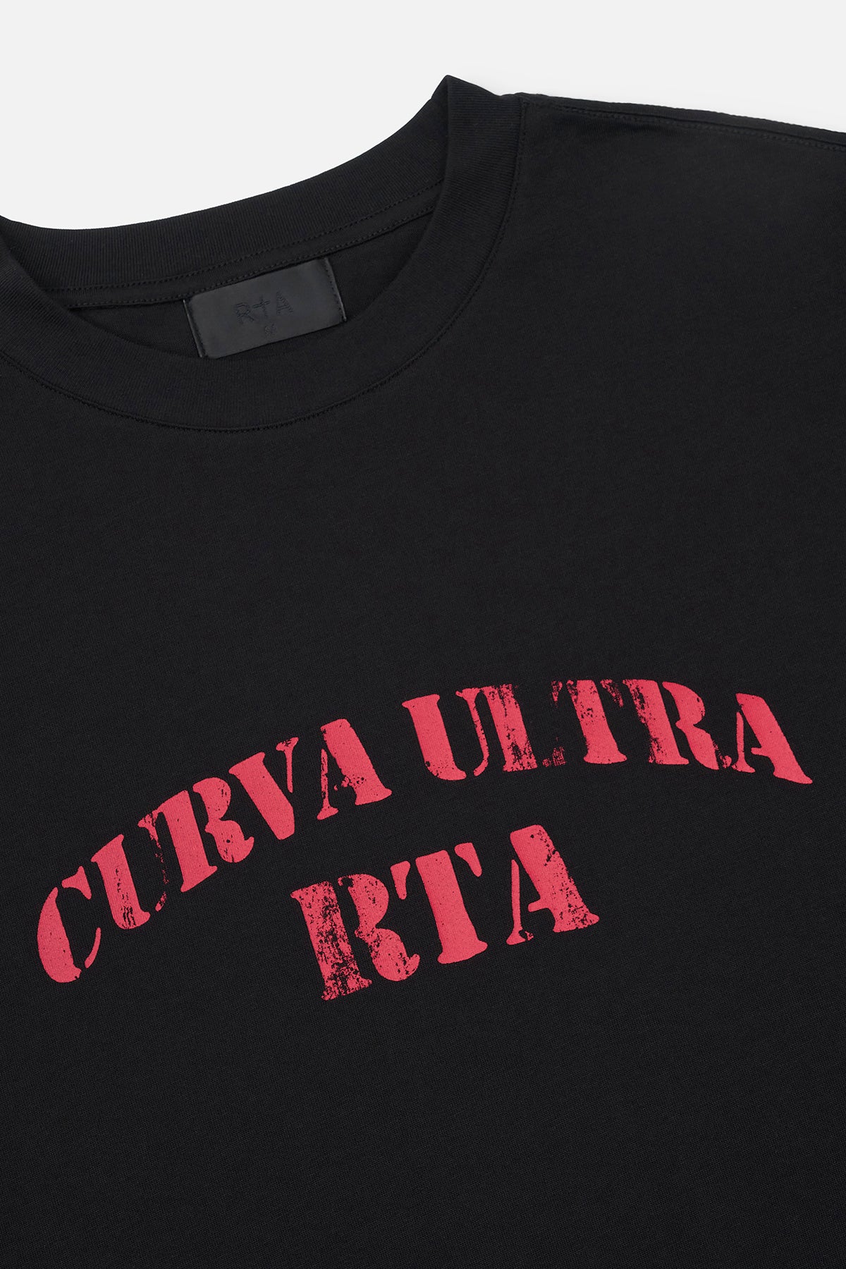 AUSTIN CROPPED OVERSIZED TEE | BLACK CURVA ULTRA BLACK CURVA ULTRA / XXL