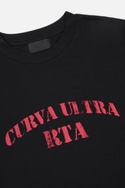AUSTIN CROPPED OVERSIZED TEE | BLACK CURVA ULTRA BLACK CURVA ULTRA / XXL