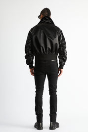 ARLEN CARGO AVIATOR JACKET | BLACK
