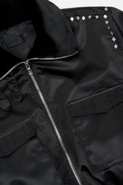 ARLEN CARGO AVIATOR JACKET | BLACK