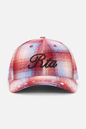 MARS BASEBALL HAT | RED PLAID