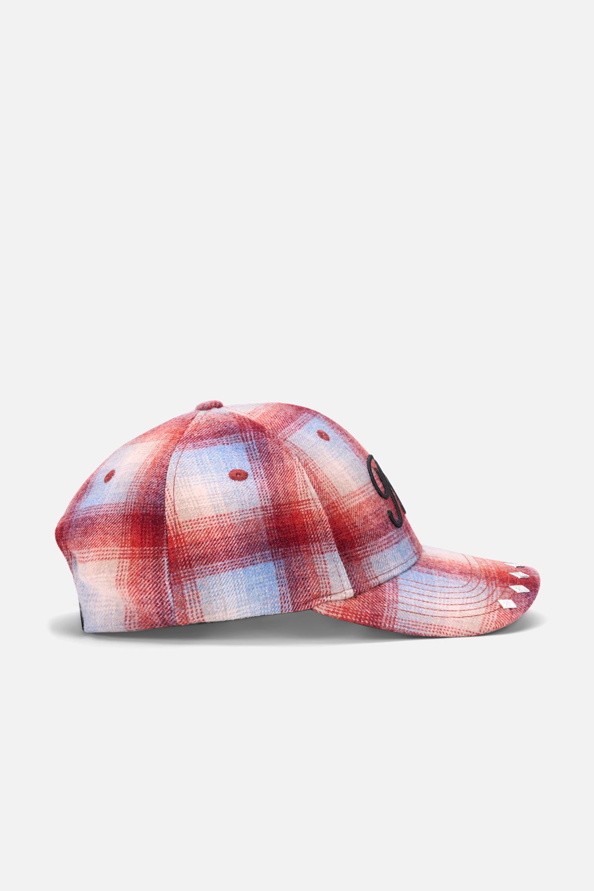 MARS BASEBALL HAT | RED PLAID