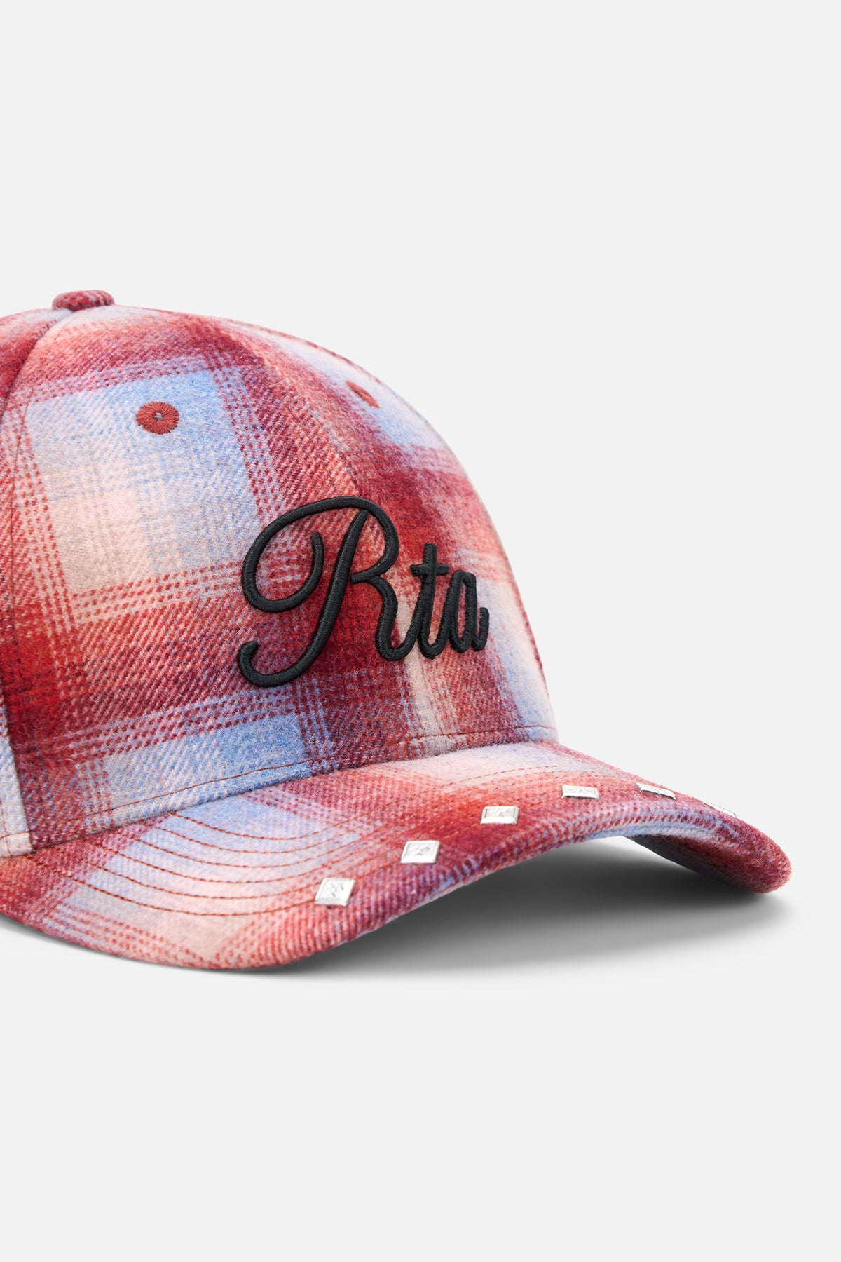 MARS BASEBALL HAT | RED PLAID