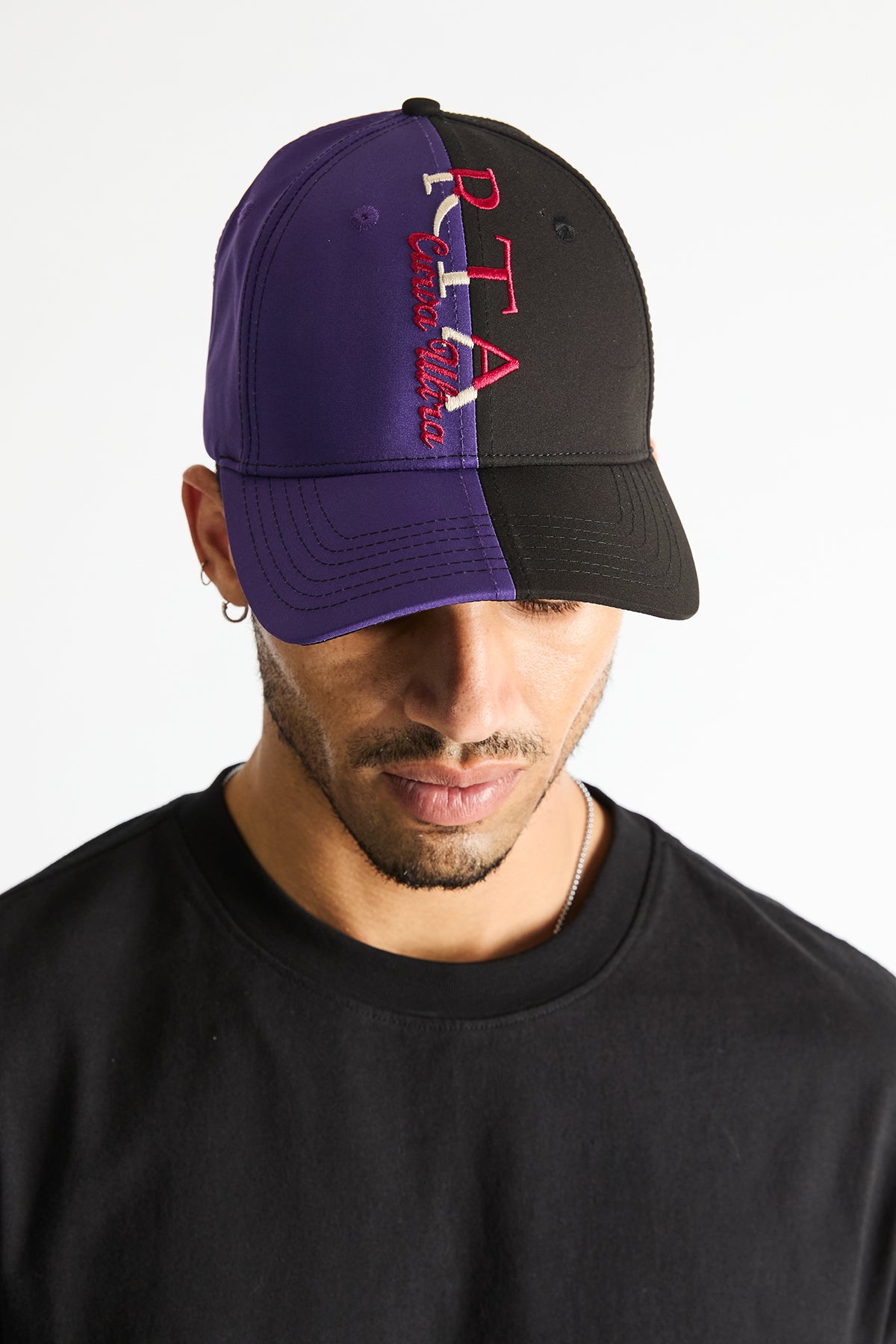 MARS BASEBALL HAT | BLACK DEEP PURPLE COMBO