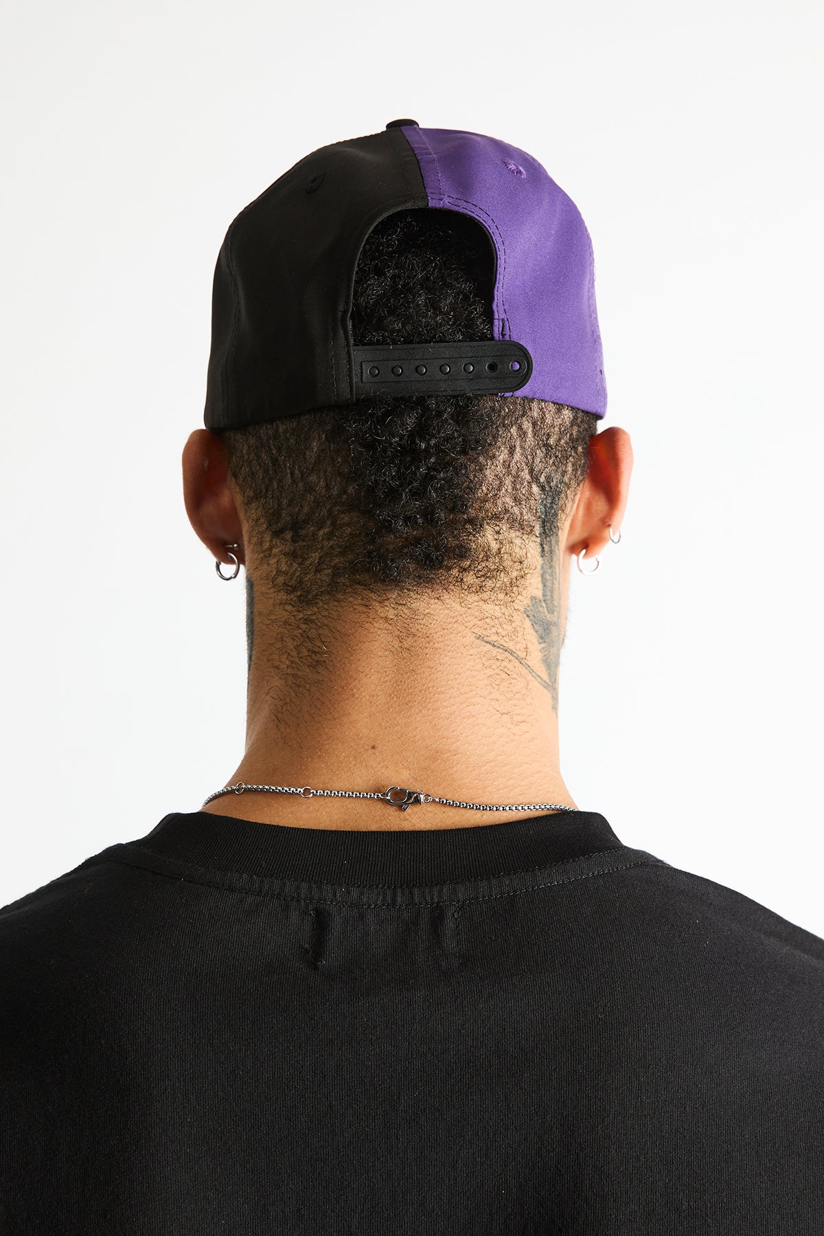 MARS BASEBALL HAT | BLACK DEEP PURPLE COMBO