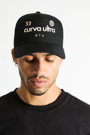 GIDEON TRUCKER HAT | BLACK CURVA ULTRA