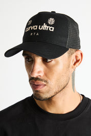 GIDEON TRUCKER HAT | BLACK CURVA ULTRA