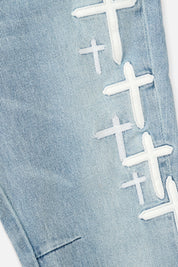 BRYANT SKINNY JEAN | COASTAL DRIFT CROSS PATCH