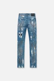 CLAYTON SKINNY JEAN | GLITCH BLUE