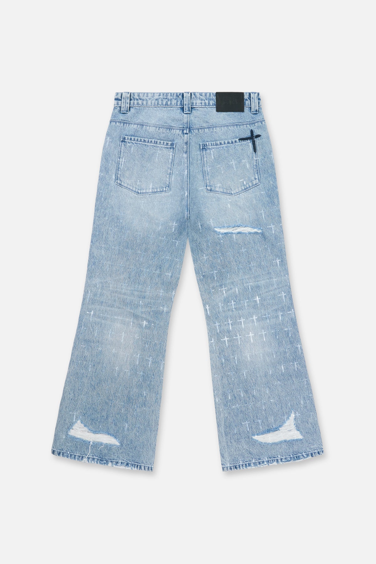 HUGH WIDE LEG FLARE JEAN | OCEAN SHINE