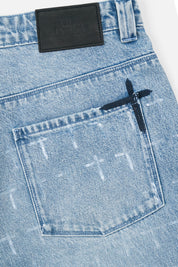 HUGH WIDE LEG FLARE JEAN | OCEAN SHINE