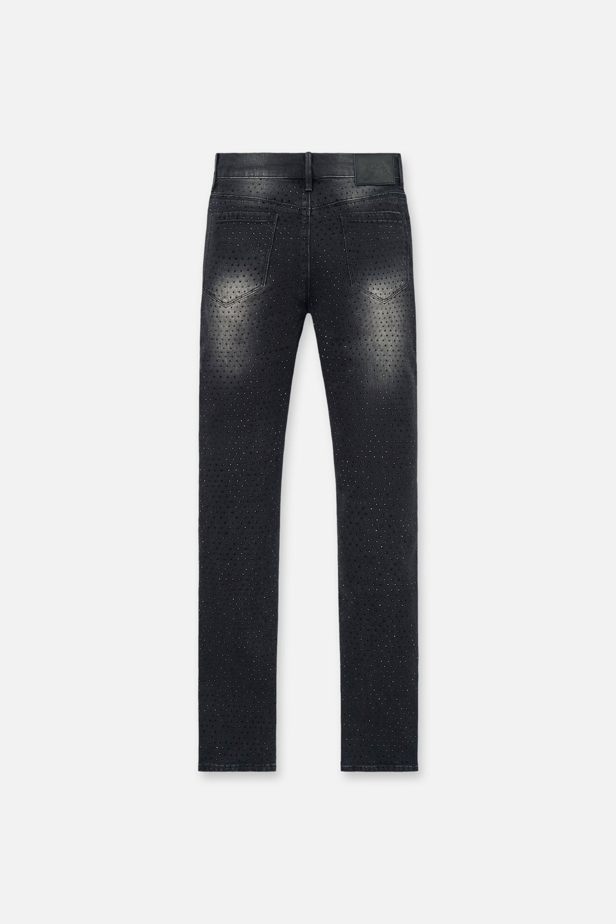 コーティングデニム RtA スキニー Men's Inkstone Crystal Skinny Jeans | RTA
