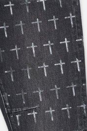 BRYANT SKINNY JEAN | NOIR COATED GREY