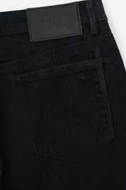 BRYANT SKINNY JEAN | FLOCKED BLACK