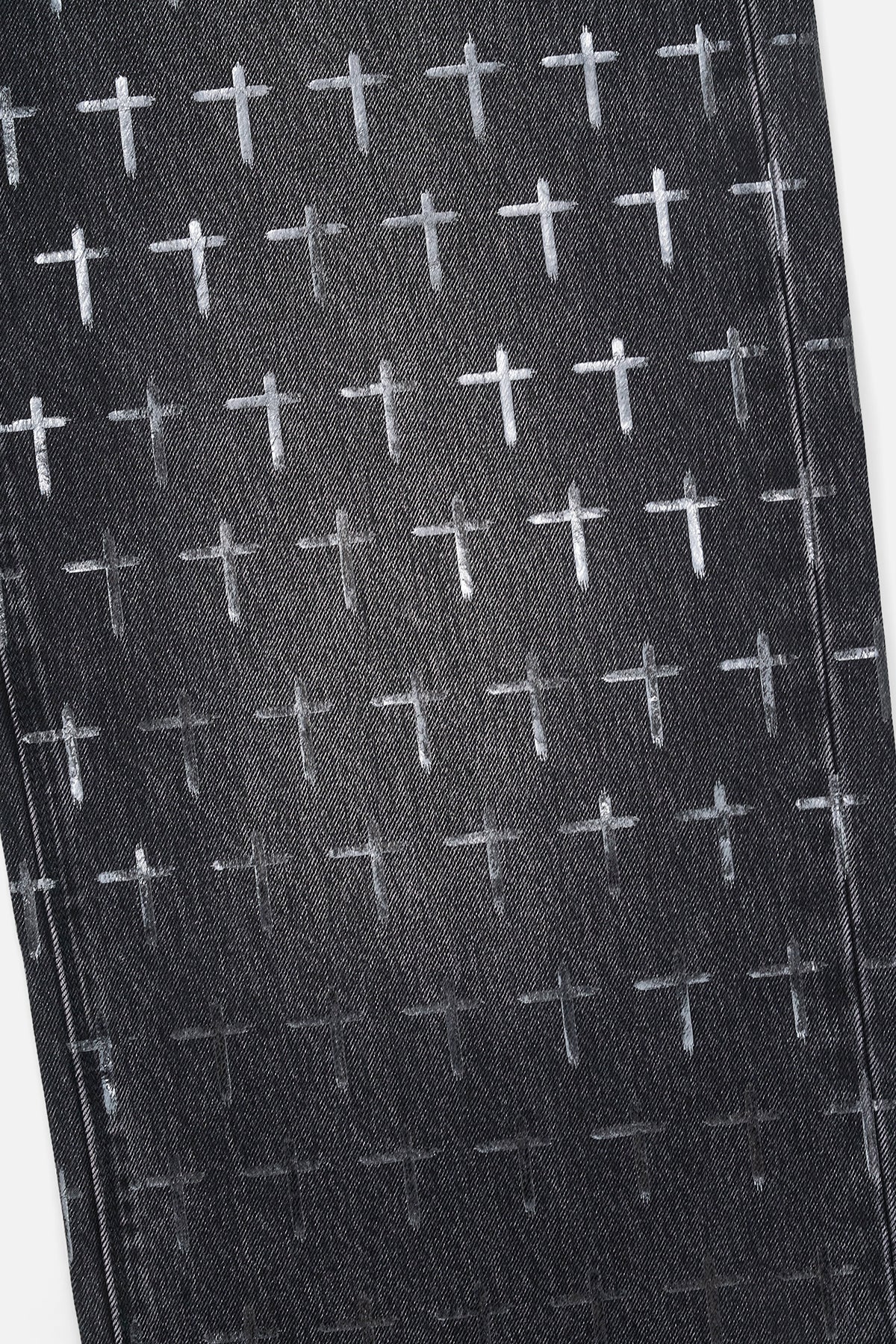 FRANCO WIDE LEG JEAN | NOIR COATED GREY