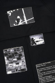 JULIAN TRENCH COAT | BLACK VINTAGE PATCH