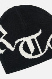 DAX BEANIE | BLACK OLD ENGLISH RTA