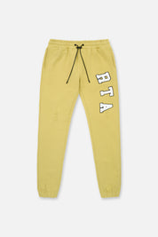 OWEN SWEATPANT | SAGE YELLOW COLLEGIATE