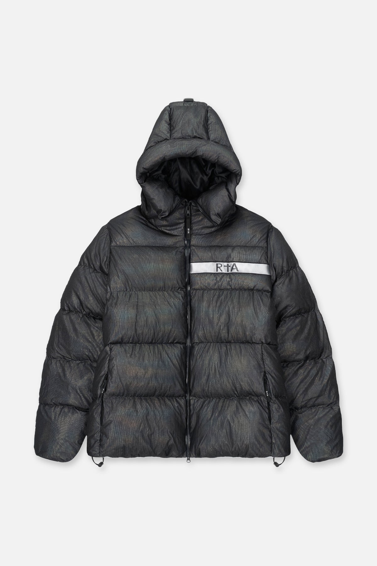GRANT PUFFER JACKET | BLACK HOLOGRAM