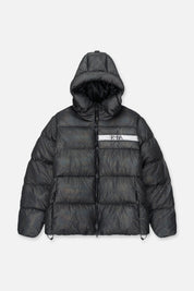 GRANT PUFFER JACKET | BLACK HOLOGRAM