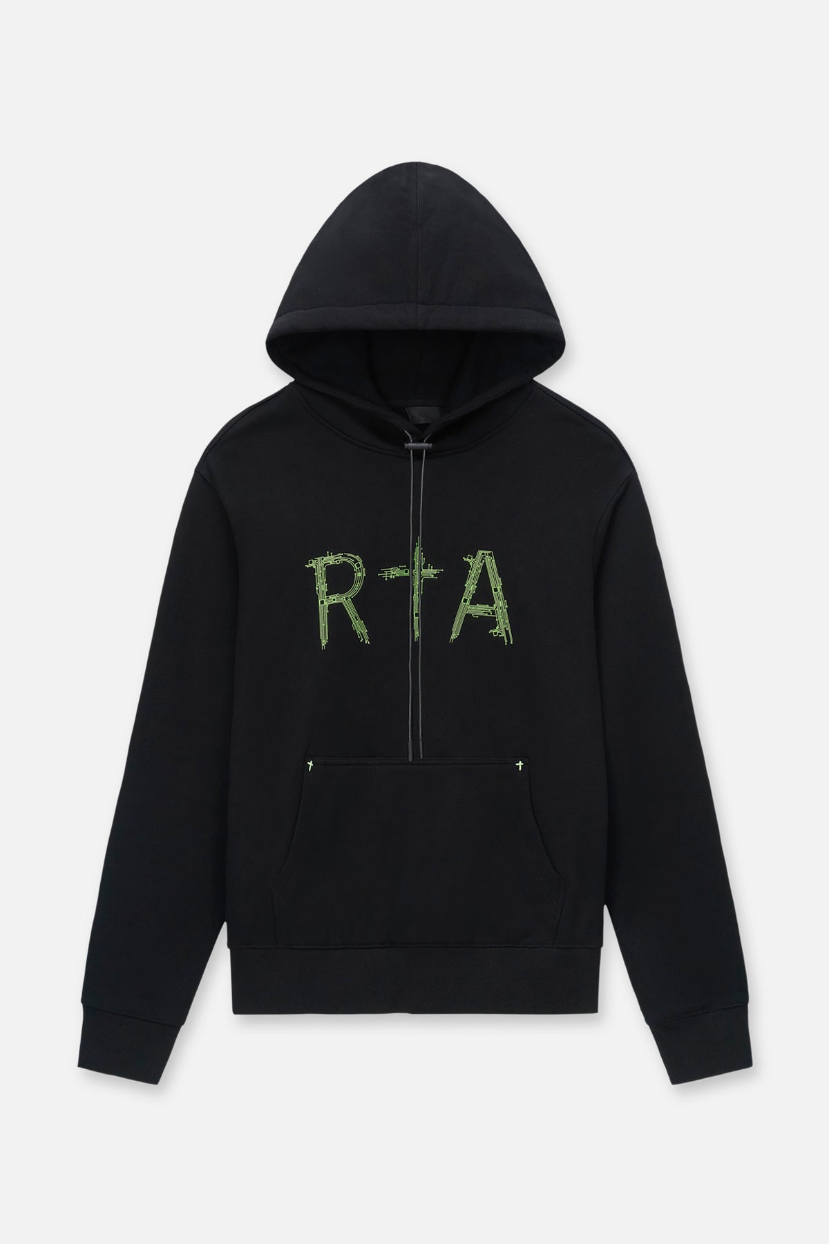 DION HOODIE | BLACK CIRCUIT RTA