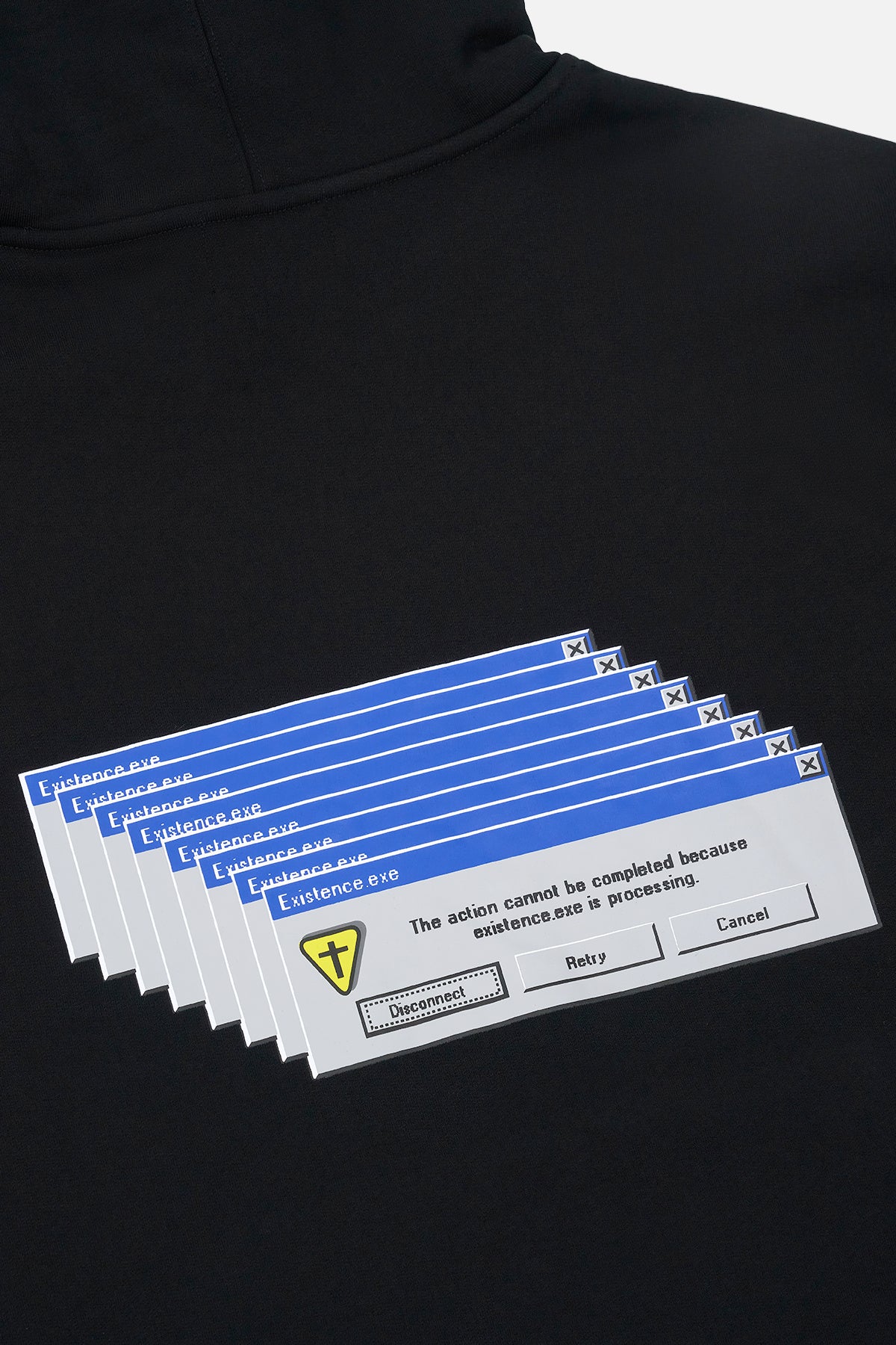 DION HOODIE | BLACK WINDOWS ERROR