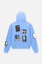 ZEV ZIP HOODIE | BLUE DIGITAL PATCH