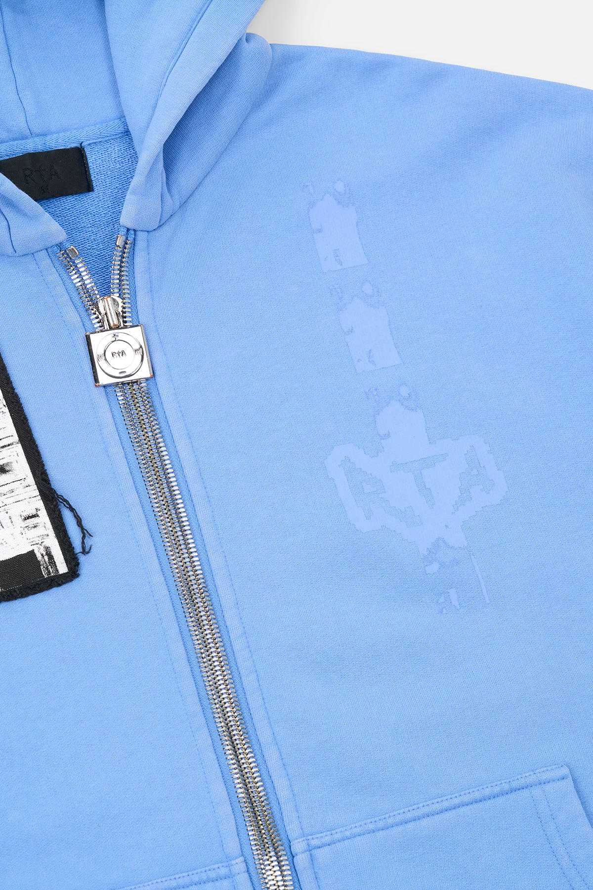 ZEV ZIP HOODIE | BLUE DIGITAL PATCH