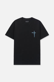 LIAM SHORT SLEEVE TEE | BLACK CIRCUIT CROSS