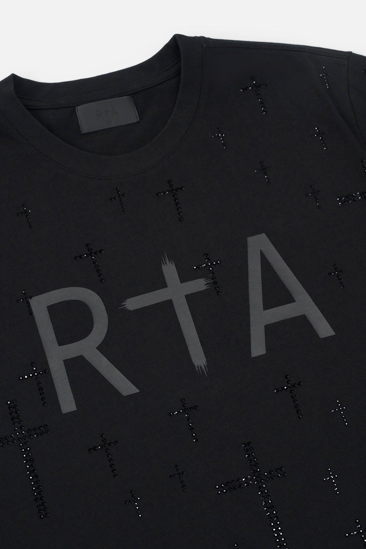 LIAM SHORT SLEEVE TEE | BLACK CRYSTAL RTA