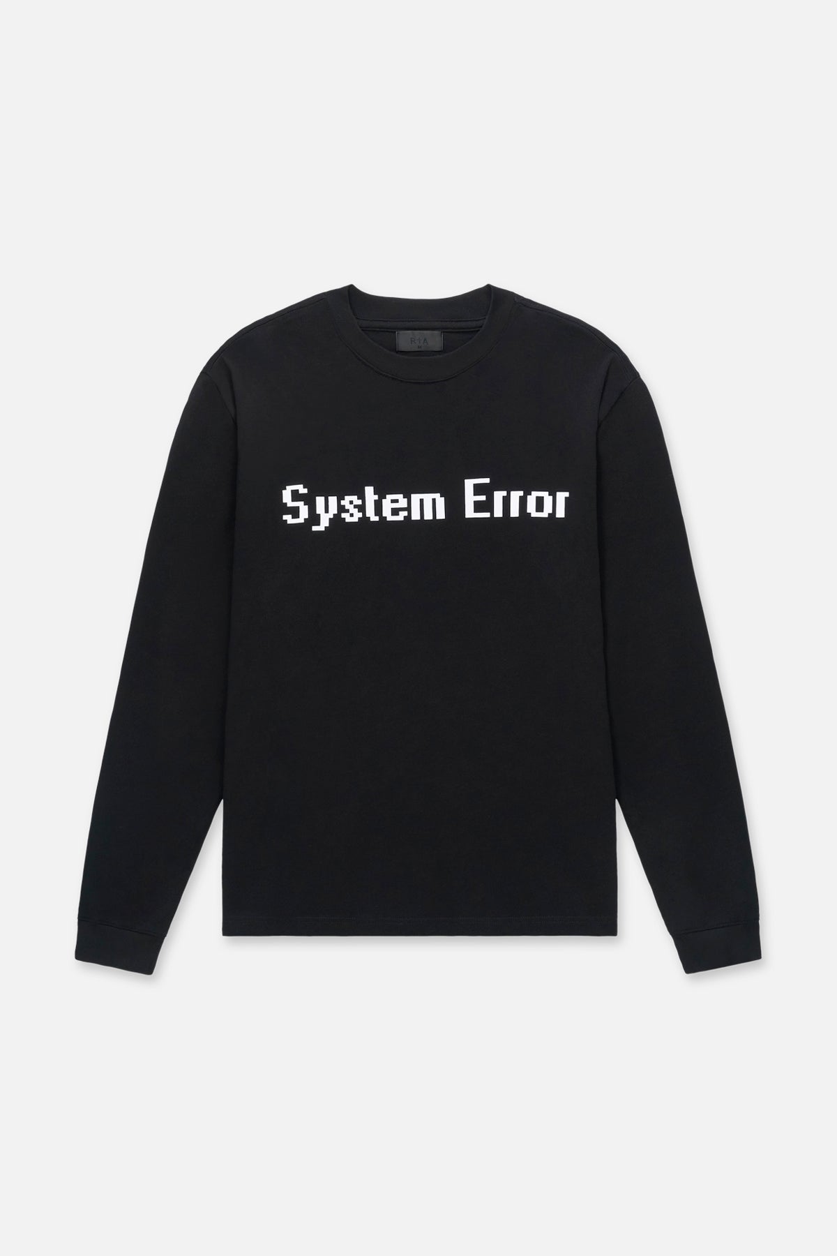 LAWRENCE LONG SLEEVE TEE | BLACK SYSTEM ERROR