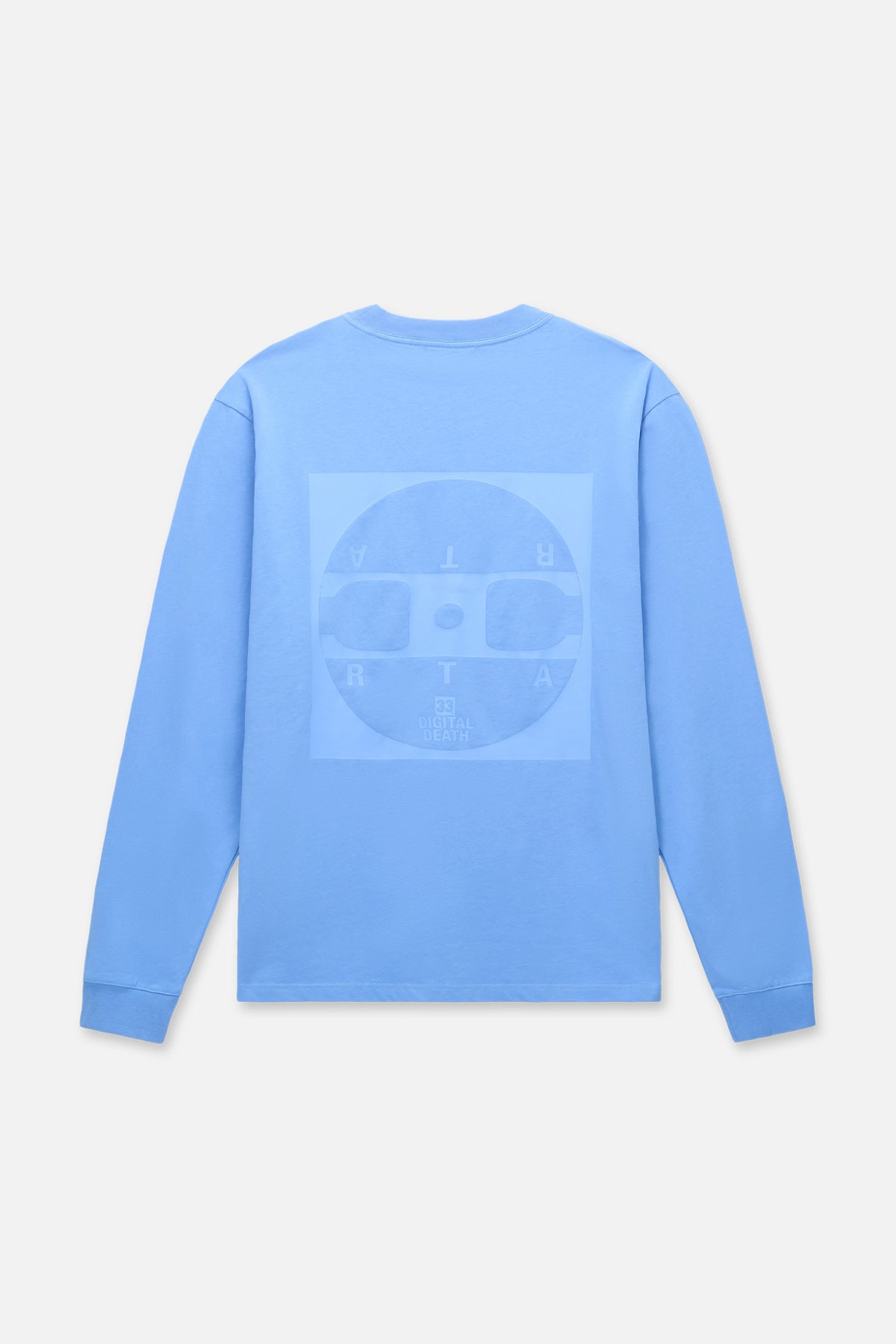 LAWRENCE LONG SLEEVE TEE | BLUE DIGITAL VINYL