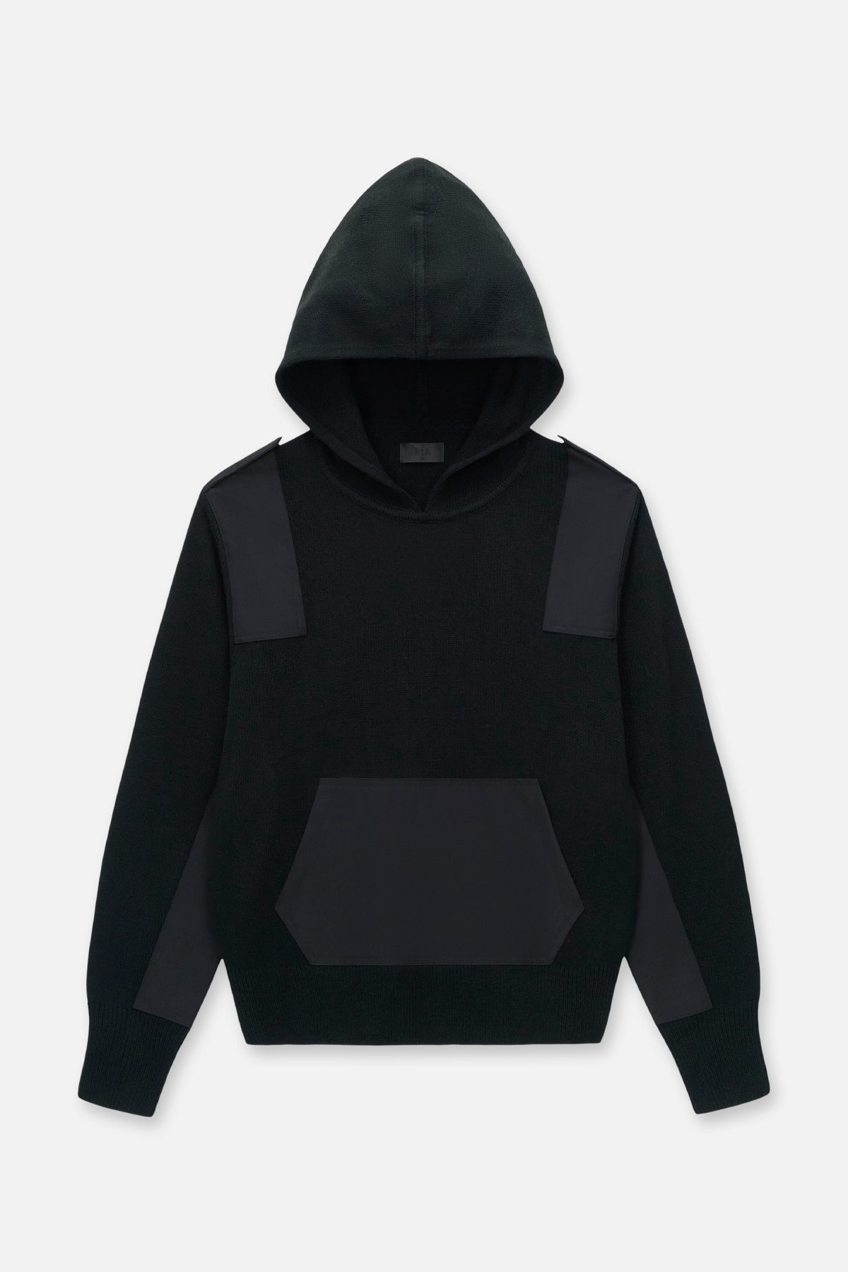 TREY HOODIE | BLACK CIRCUIT GLITCH