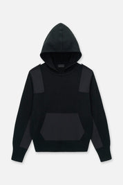 TREY HOODIE | BLACK CIRCUIT GLITCH
