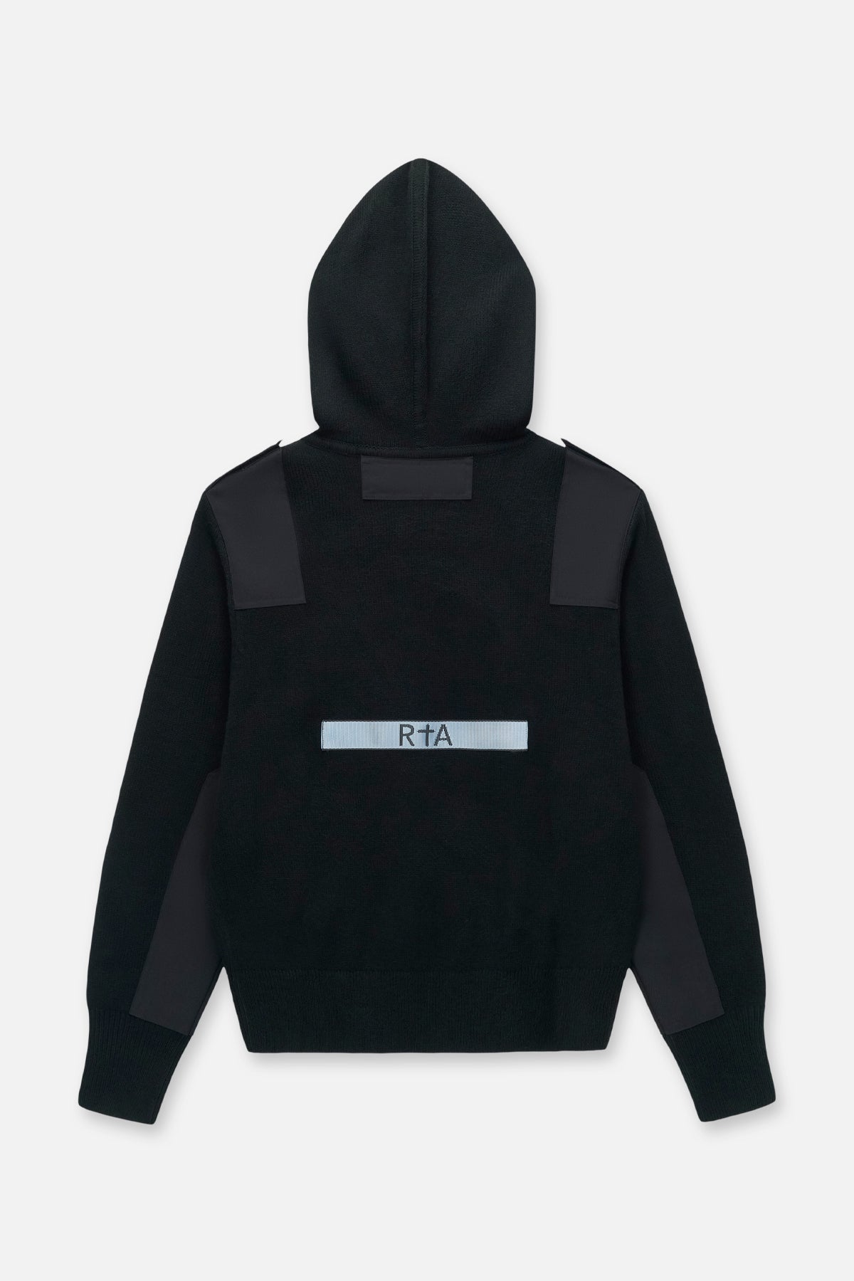 TREY HOODIE | BLACK CIRCUIT GLITCH