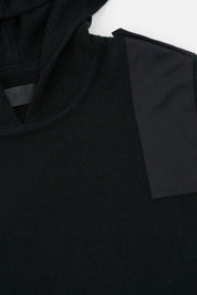 TREY HOODIE | BLACK CIRCUIT GLITCH