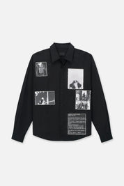 LOWELL SHIRT | BLACK VINTAGE PATCH