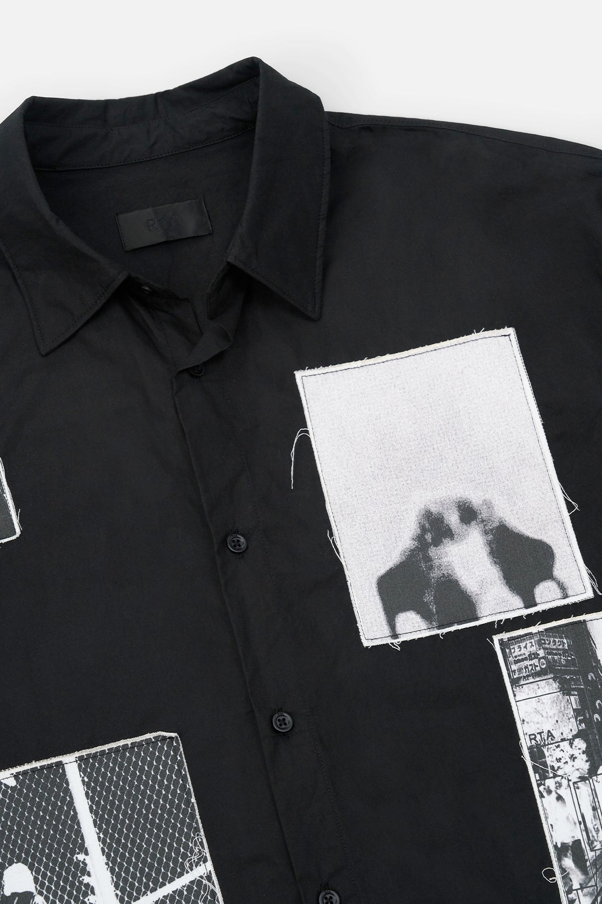 LOWELL SHIRT | BLACK VINTAGE PATCH