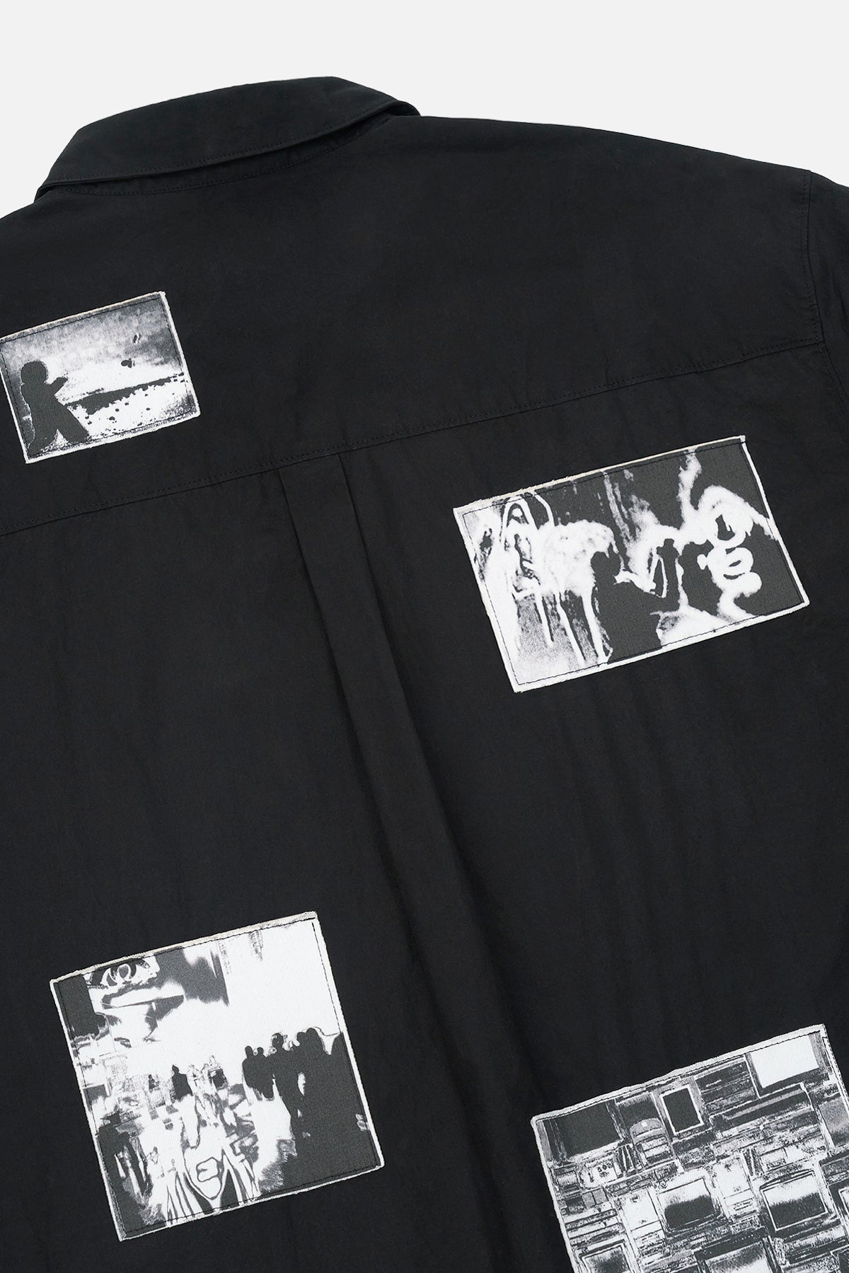 LOWELL SHIRT | BLACK VINTAGE PATCH