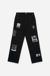 REX STRAIGHT LEG JEAN | BLACK VINTAGE PATCH