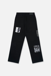 REX STRAIGHT LEG JEAN | BLACK VINTAGE PATCH