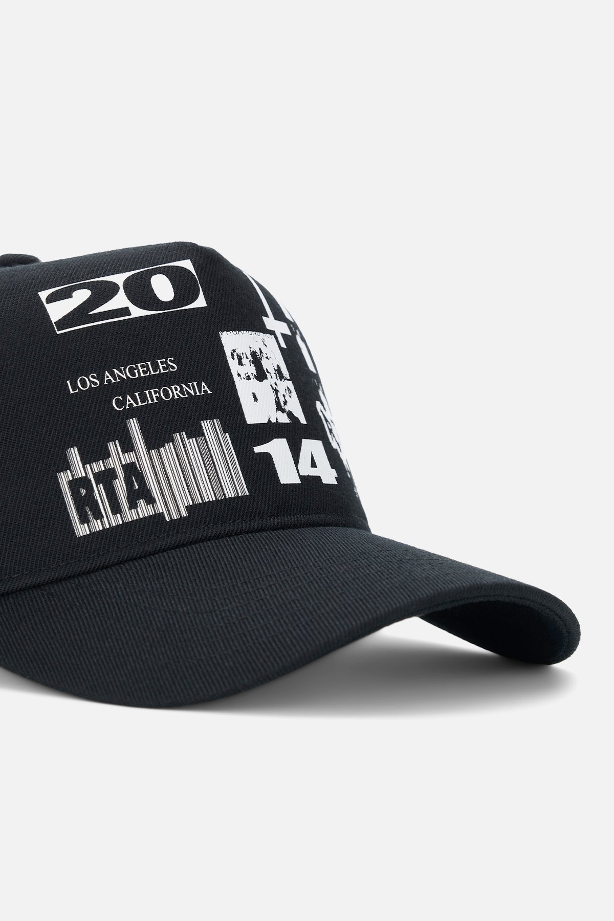 GIDEON TRUCKER HAT | BLACK MIX DOWN RTA