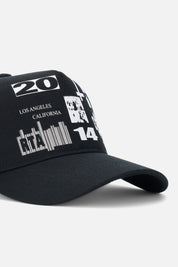 GIDEON TRUCKER HAT | BLACK MIX DOWN RTA