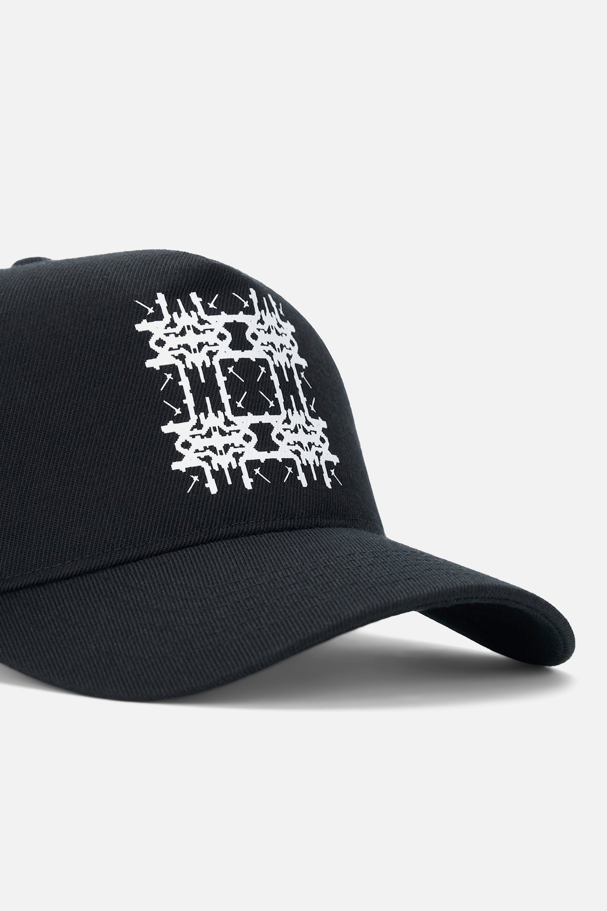 GIDEON TRUCKER HAT | BLACK PIXEL SQUARE