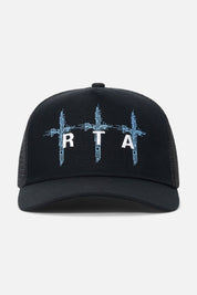 GIDEON TRUCKER HAT | BLACK TRIPLE CIRCUIT BOARD CROSS