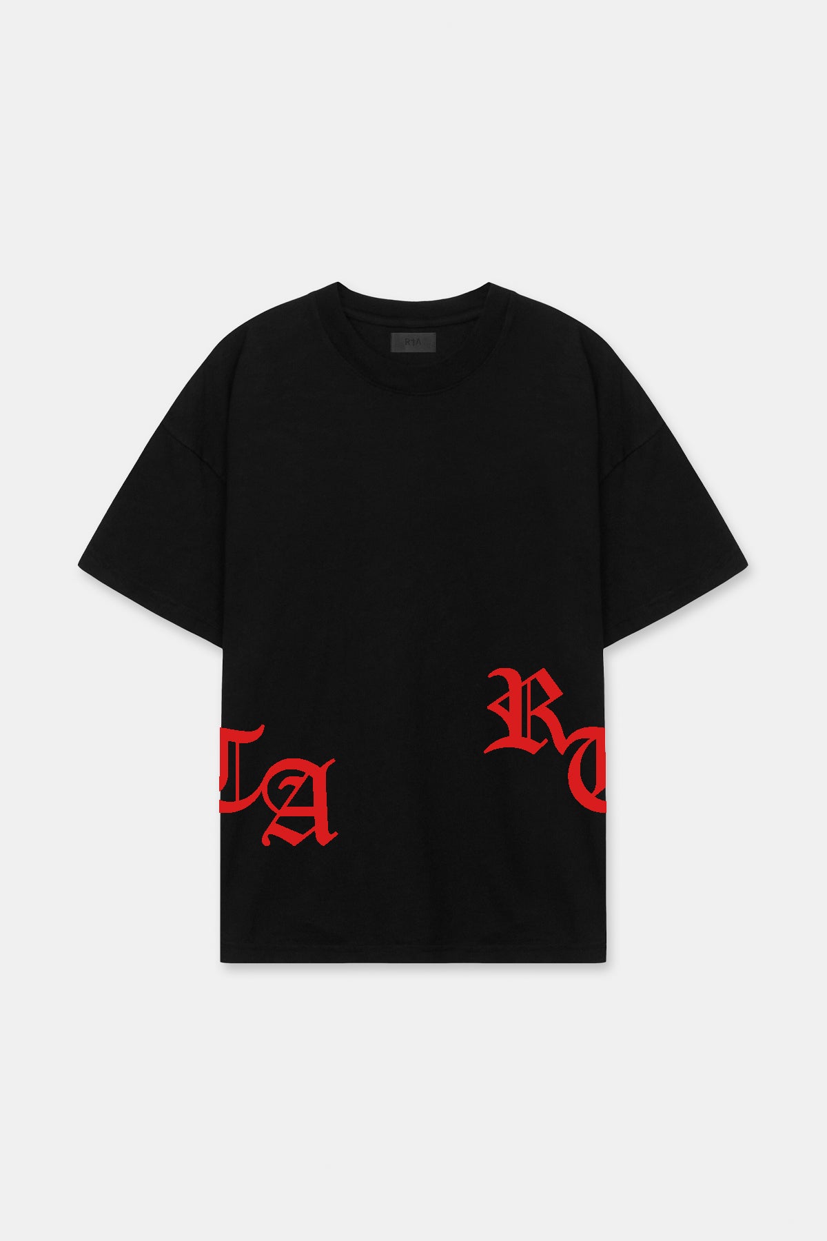 COLT TEE | BLACK RED WRAP AROUND