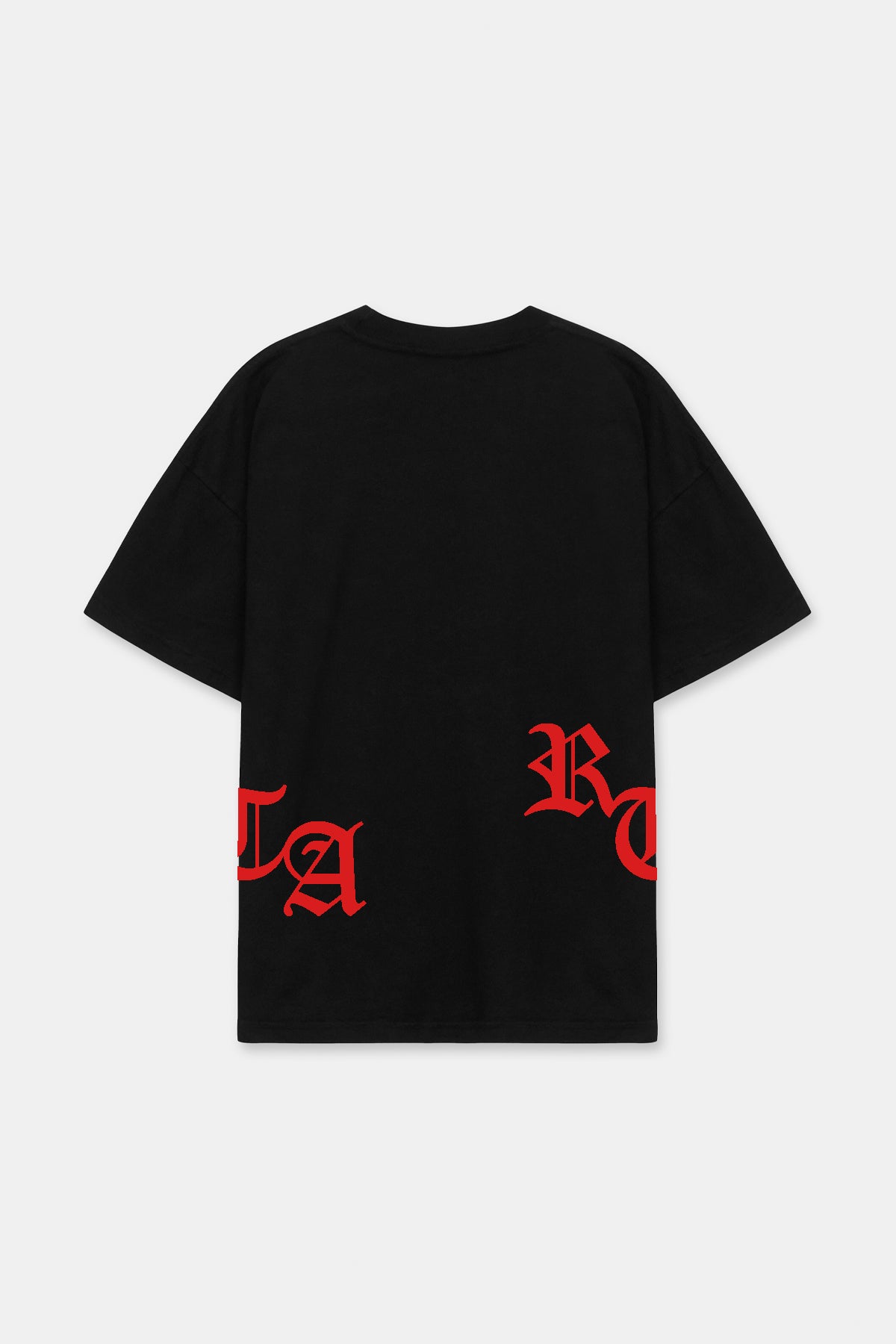 COLT TEE | BLACK RED WRAP AROUND