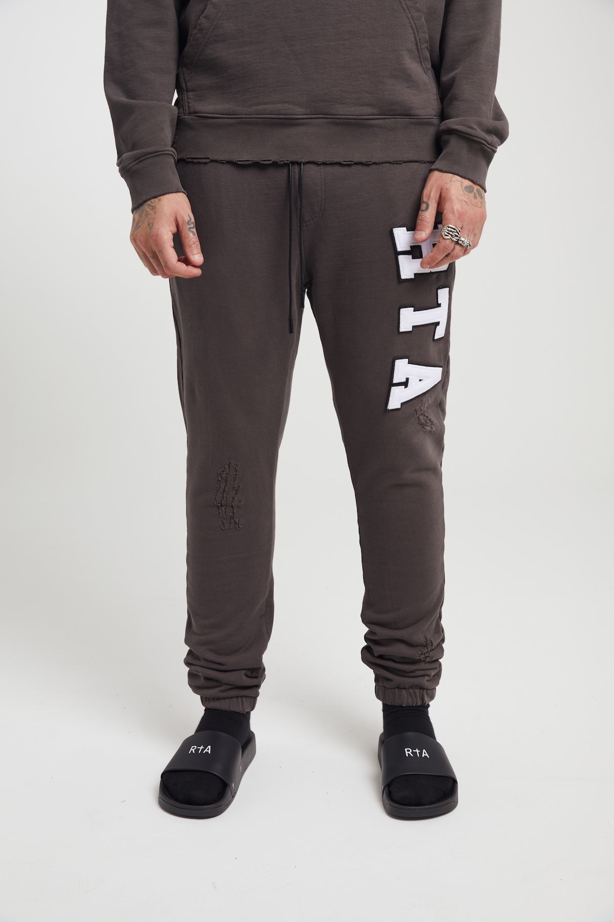 OWEN SWEATPANT | CHARCOAL COLLEGIATE