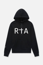 DION HOODIE | BLACK WHITE RTA